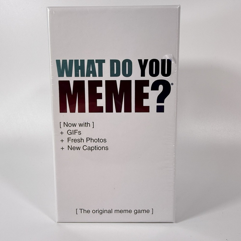 WHAT DO YOU MEME? The Meme‎ Party Game - For Ages 17+ - SEALED